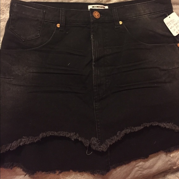 One Teaspoon 2020 High Waist Mini Skirt - Picture 3 of 6